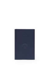 Kaarthouder Leder Ogon Blauw matte MAT