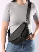 Cross Body Tas M Oxer Leder Etrier Zwart oxer EOXE065M-vue-porte