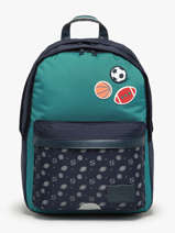 Rugzak 2 Compartimenten Tann's Blauw les fantaisies g 63257