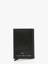 Portefeuille Leder Tommy hilfiger Bruin th premium AM12760
