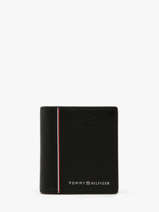 Portefeuille Leder Tommy hilfiger Bruin corporate AM13045