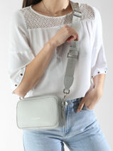 Cross Body Tas Milano Ana Leder Lancaster Grijs milano ana 60-vue-porte