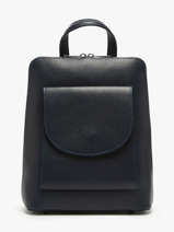 Rugzak /schoudertas Milano Blauw caviar CA240615