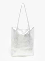 Schoudertas A4 Formaat Nine Leder Milano Zilver nine NI24111