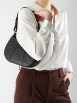 Cross Body Tas Juliette Leder Le tanneur Zwart juliette TJET1050-vue-porte