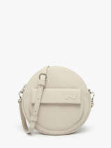 Cross Body Tas Dorine Leder Nathan baume Beige nathan 96KW3061