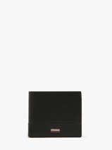 Portefeuille Leder Tommy hilfiger Bruin corporate AM13246
