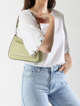 Schoudertas Danni 26 Leder Lauren ralph lauren Groen danni 31883768-vue-porte