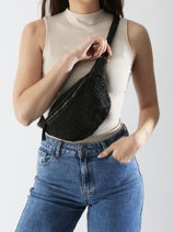 Heuptasje Biba Zwart leather BRI5L-vue-porte