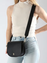 Cross Body Tas Th Logotape Tommy hilfiger Bruin th logotape AW17184-vue-porte