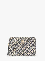 Portefeuille Tommy hilfiger Groen th jacquard AW17479