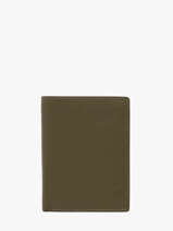 Portefeuille Leder Yves renard Groen smooth 15418