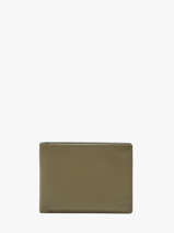 Portefeuille Leder Yves renard Groen smooth 1574