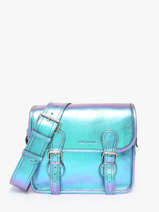 Cross Body Tas La Sacoche Scarabee Leder Paul marius Veelkleurig scarabee SACOSSCA