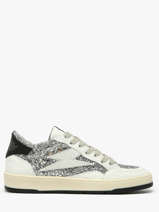 Sneakers Uit Leder Semerdjian Zilver women DANY