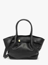 Handtassen Caviar Leder Milano Zwart caviar CA25063