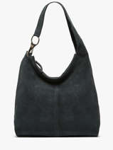 Schoudertas Leather Leder Biba Zwart leather JAP2L
