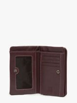 Portefeuille Leder Biba Bruin wallet SFM4L-vue-porte