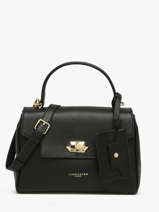 Handtas Mademoiselle Grace Leder Lancaster Zwart mademoiselle grace 102