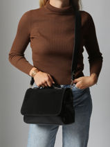 Cross Body Tas Brodery Torrow Zwart brodery TBRO03-vue-porte