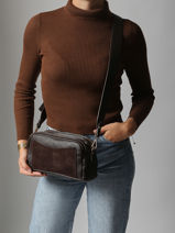 Cross Body Tas Brodery Torrow Bruin brodery TBRO04-vue-porte