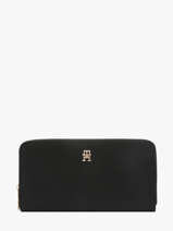 Portefeuille Tommy hilfiger Zwart popette AW17750