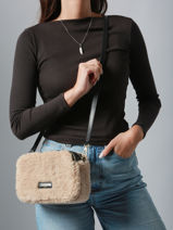 Cross Body Tas Moumoute Lancaster Beige moumoute 22-vue-porte