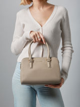 Schoudertas Alpes David jones Beige alpes 4-vue-porte