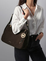 Schoudertas Nolita Leder Michael kors Bruin nolita F5GY5M2L-vue-porte