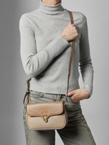Cross Body Tas Merline Hexagona Beige merline 2520213-vue-porte