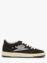 Sneakers Dany Uit Leder Semerdjian Zwart women DANY