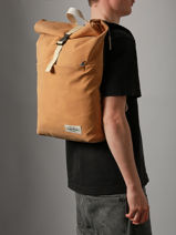 Rugzak Eastpak Rood upgrained A5BGFUPG-vue-porte