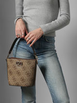 Cross Body Tas Karnilla Logo Guess Bruin karnilla logo OS990101-vue-porte