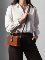 Cross Body Tas K Autograph Leder Karl lagerfeld Bruin k autograph B1W30266-vue-porte