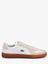 Sneakers Uit Leder Lacoste Beige men 1SMA0077