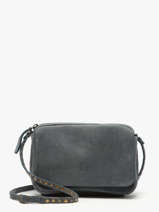 Cross Body Tas Leather Biba Blauw leather BET12L