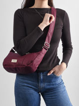 Cross Body Tas Charlito Waxed Katoen Rivedroite Rood waxed CHARIWAX-vue-porte