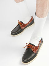 Bootschoenen Uit Leder Sebago Zwart men 7111M7W-vue-porte