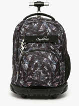 Rugzak Op Wieltjes 2 Compartimenten Cameleon Grijs futur PBFUSR45