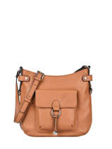 Cross Body Tas Confort Leder Hexagona Beige confort 465005