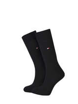 Set Van 2 Paar Sokken Tommy hilfiger Zwart socks 371111