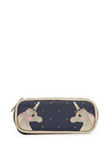 Pennenzak 1 Compartiment Jeune premier Blauw classics PB022