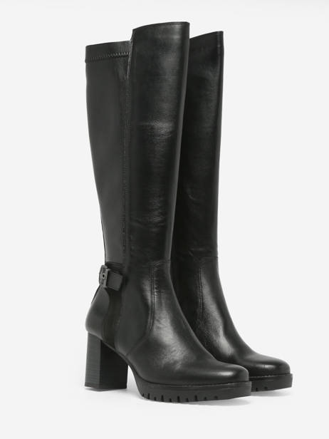 Laarzen Met Hak Evie Uit Leder Dorking Zwart women D8955 ander zicht 2