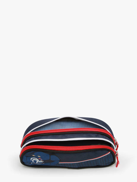 Pennenzak 2 Compartimenten Federat. france football Blauw fff 23CX207D ander zicht 1