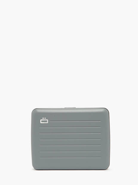 Kaarthouder Leder Ogon Grijs matte MAT