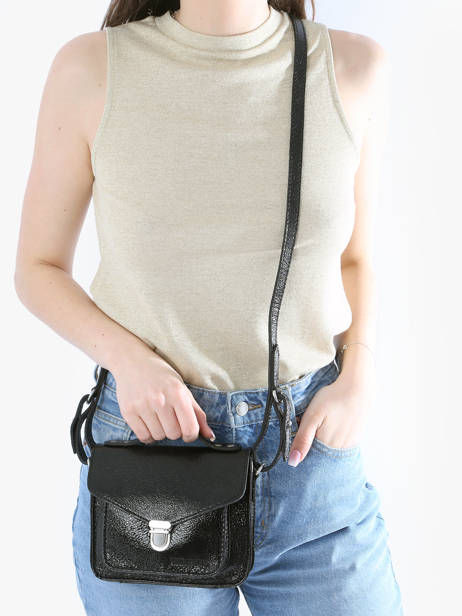 Cross Body Tas Melle George Xs Éclipse Leder Paul marius Bruin eclipse GEORXECL ander zicht 1