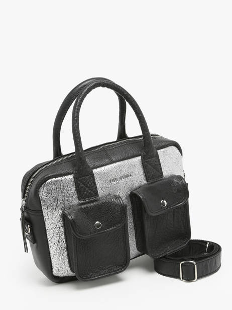 Cross Body Tas Argento Leder Paul marius Bruin argento DANDSARG ander zicht 2