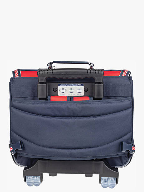 Boekentas Op Wieltjes 2 Compartimenten Tann's Rood les fantaisies g 42125 ander zicht 5