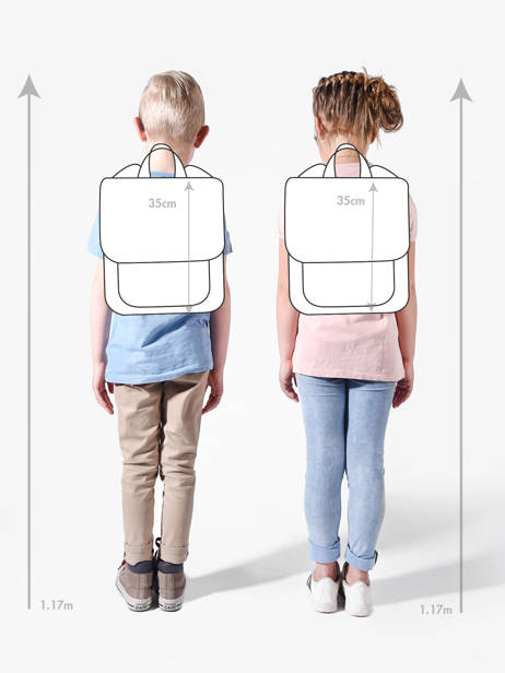 Rugzak 1 Compartiment Federat. france football Blauw fff 23DX201S ander zicht 1