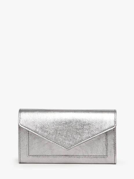 Portefeuille Etincelle Irisée Leder Etrier Zilver etincelle irisee EETI5008